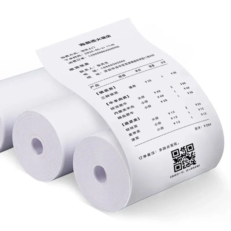 10 롤 57x25mm 어린이 카메라 용 흰색 감열지 인스턴트 인쇄 어린이 카메라 인쇄 용지 교체 액세서리