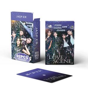 JASP.ER 러브씬 로모 카드 세트 92개/세트 60 포토카드 + 32 스티커 조웅 폰드 산타 아우 태국 아이돌 팬들을 위한 굿즈