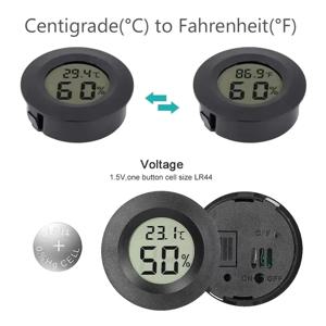 4PCS LCD 디지털 온도계 습도계 실내 전자 온도 습도 측정기 센서 게이지 기상 관측소 홈 ﻿