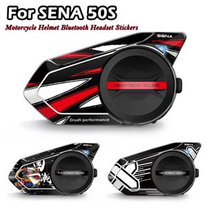SENA 50S sena 50s 오토바이 헬멧 블루투스 헤드셋 장식 스티커 이어폰 헤드폰 보호 데칼 액세서리