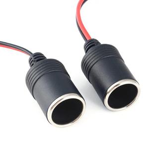 12v 10A/15A/20A/50A 자동차 장착 담배 라이터 충전기 30cm 케이블 여성/남성 소켓 플러그 커넥터 어댑터 유니버설