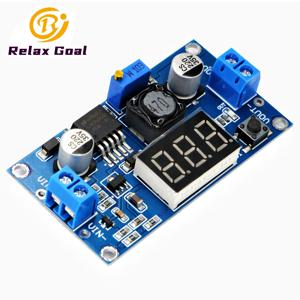 LM2596 DC-DC 스텝 다운 컨버터 전압 조정기 4V~40V에서 1.3V-37V LED 디스플레이 볼트미터 버크 어댑터 조절 가능한 전원 공급 장치