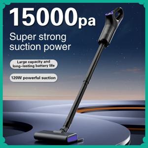무선 진공 청소기 15000PA 청소 기계 높은 흡입력 USB 충전식 무선 가정용 휴대용 진공 청소기