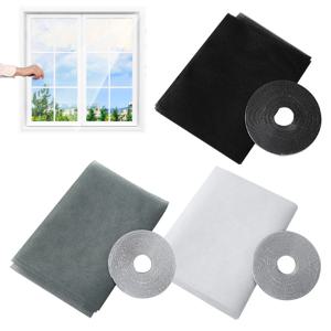 안티 플라이 모기장 DIY 자체 접착 플라이 모기 창 그물 메쉬 모기 곤충 버그 그물 커튼 Windows 용