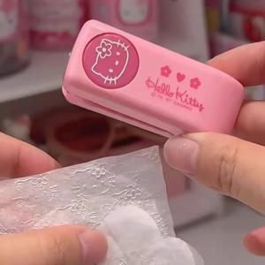 애니메이션 헬로 키티 스테이플러 엠보서 KT 고양이 금속 엠보싱 펀치 카와이 학생 노트 스탬프 엠보서 학교 용품 선물
