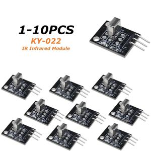 XCW KY-022 IR 적외선 센서 수신기 모듈 2.7-5.5V IR 원격 제어 수신기 모듈 Arduino 용 3Pin TL1838 VS1838B 1838