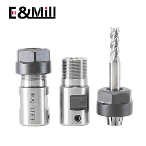 DIY ER11 ER16 ER20 ER25 3 3.175 4 5 6 6.35 7 8 10 12 14 mm 16mm 모터 스핀들 툴 홀더 콜렛 척 조각기 공구
