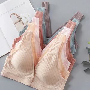 순면 수유 브라, 모유 수유, 출산 속옷, 임신 플러스 사이즈 브라렛, 모아주는 크롭탑
