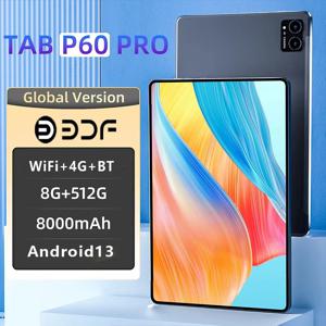 오리지널 BDF 글로벌 버전 태블릿 안드로이드 13, 10.1인치 8GB 램 512GB 롬 태블릿 PC 3G 4G LTE 듀얼 SIM 카드 2.4G/5G 와이파이 지원