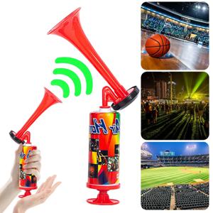 축구 게임 에어혼 축구 스타디움 경적, 휴대용 에어혼 큰 목소리 트럼펫, 보트 스포츠 대회 응원 경적