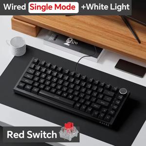 AJAZZ AK820/Pro 무선 기계식 키보드 블루투스 5.1 2.4G USB-C 유선 핫스왑 가능 RGB 게이밍 키보드 가스켓 마운트 포함