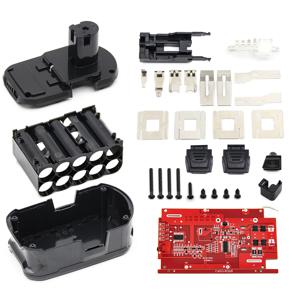 1 세트 10*18650 리튬 이온 배터리 플라스틱 케이스 충전 보호 회로 기판 PCB 상자 Ryobi 18V P103 P103 배터리 액세서리