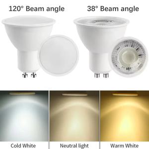 1-10PCS LED 스포트 라이트 GU10 AC220V LED 에너지 절약 전구 3W 6W 9W 12W LED 램프 스포트라이트 전구 38도 lampara 가정용
