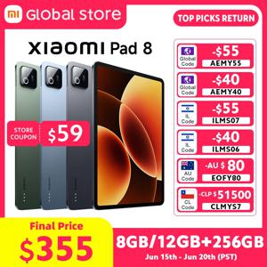 글로벌 버전 샤오미 패드 8 스냅드래곤 ®   8세대 4 CPU 13MP 카메라 9200mAh 45W 터보 충전 11.2인치 144Hz 디스플레이 미 태블릿