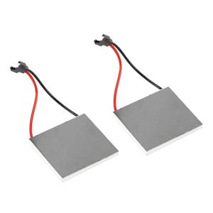 ABQR 2Pcs 벽난로 팬 발전기 시트 벽난로 팬 모터 스토브 오븐 열전기 전기 발전기 모터 액세서리