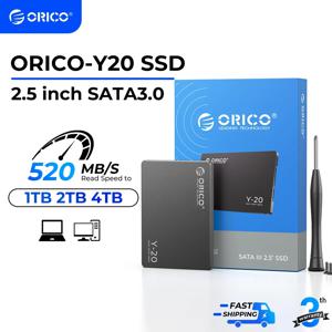 오리코 1TB SATA SSD 2.5인치 내장형 솔리드 스테이트 드라이브 최대 500MB/s SATA III 6Gbps 데스크탑 노트북 NAS DIY 외장 드라이브 Y20