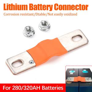 1/10pcs 280Ah 302Ah 310Ah 320Ah 12V 버스바 Lifepo4 배터리 Lifepo4 배터리 사용을위한 유연한 구리 커넥터 74mm 400A