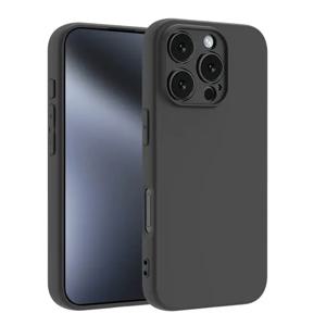 고급 블랙 실리콘 무광 폰 케이스 (아이폰 11, 12, 13, 14, 15, 16 Pro Max, 15 Plus, 12 Mini, 16E, Xr, X, Xs Max 호환) 소프트 백 커버