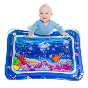 1pc 풍선 PVC 아기 놀이 물 매트 흰색 해파리 유아 패드 어린이 조기 교육 활동 장난감 매트 쿠션 어린이 선물