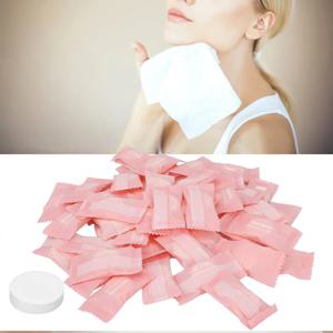 절묘한 개별 포장 압축 수건 동전 압축 수건 확장 가능한 물티슈 부드러운 무취 메이크업 면 핸드 타올