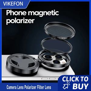 마그네틱 홀더 유니버셜 52MM CPL 필터 원형 휴대폰 카메라 렌즈 편광 필터 렌즈 (Magsafe 휴대폰용)