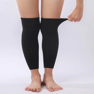 보온성 유지 무릎 패드 남녀공용 엑스트라 롱 독일산 벨벳 레그 워머 가을 겨울 추위 방지 노인 무릎 보호대