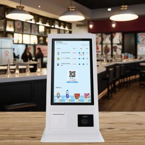 15.6인치 현금 등록기 POS 단말기 NFC 결제 키오스크 POS 장치 바코드 리더기 (레스토랑 셀프 주문용)
