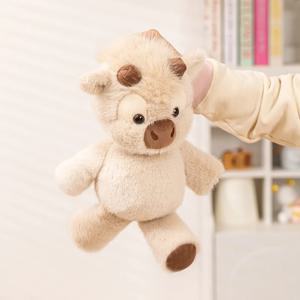 도매 귀여운 봉제 인형 소 고품질 푹신한 앉은 자세 인형 따뜻하고 아늑한 어린이 친구 크리스마스 선물 홈 데코 선물