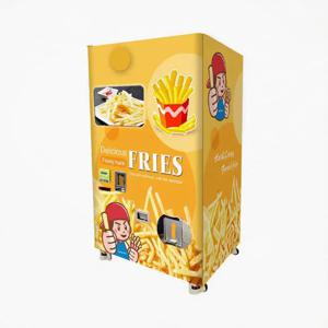 맞춤형 자동 튀김 판매기 셀프서비스 갓 튀긴 감자튀김 판매기 자동 기름 여과 기능