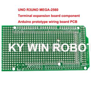 1 개/몫 100% UNO R3UNO MEGA-2560 터미널 확장 보드 구성 요소 Arduino 프로토타입 배선 보드 PCB