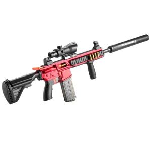 M416 바렛 쉘 이젝션 소프트 총알 장난감 총 자동 리턴 타겟 포함 남아용 클래식 스타일 수동 생일 선물