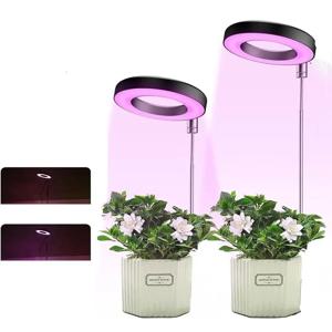 USB 풀스펙트럼 실내 태양광 LED 성장등, USB 타이밍 디밍, 다육식물, 화단 텔레스코픽 보조등