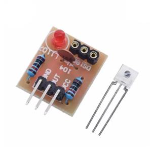 레이저 수신기 센서 모듈 비변조기 튜브 레이저 센서 모듈 릴레이 스위치 Arduino 5V용 하이 레벨 로우 레벨