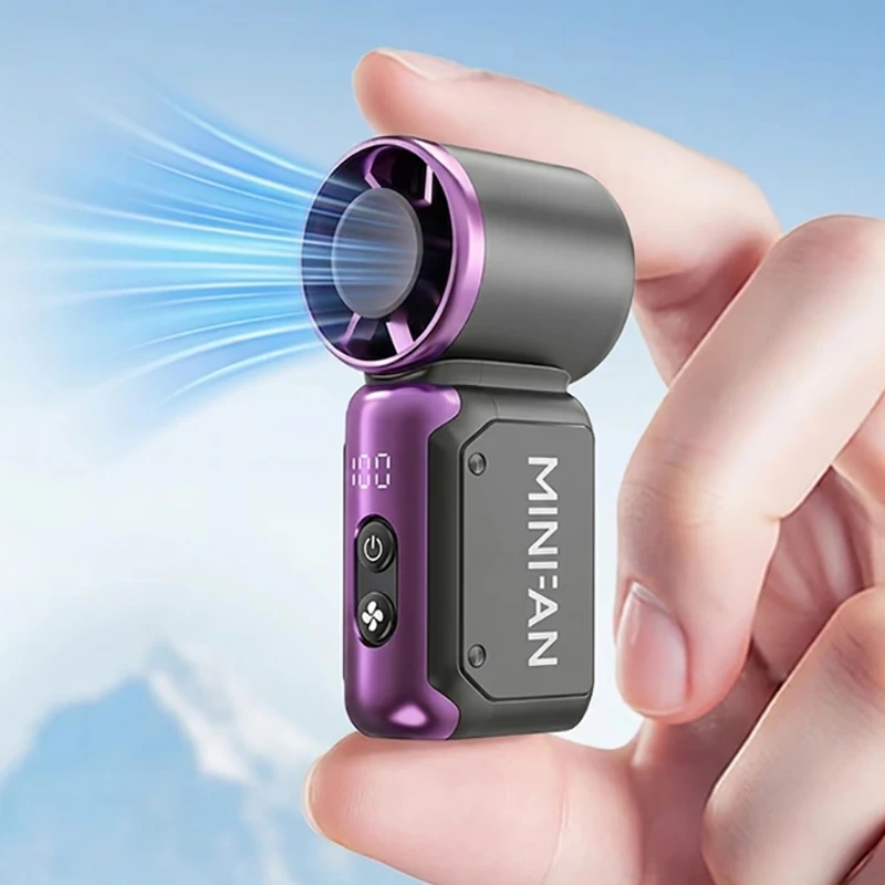 미니 휴대용 선풍기, 휴대용 소형 전기 선풍기, USB 충전식 휴대용 포켓 선풍기, 야외, 여행 및 사무실 사용에 적합