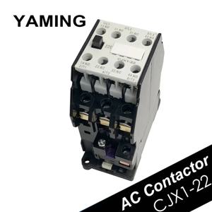 AC 접촉기 CJX1-22/22 3TB43 DIN 레일 마운트 2NO 2NC 통신 12V/24V/36V/48V/110V/127V/220V 22A 전기 50HZ/60HZ