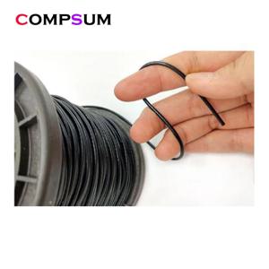 블랙 코팅 강철 와이어 로프, 304 스테인레스 스틸, PVC 코팅 유연한 와이어 로프, 부드러운 케이블 투명 빨랫줄