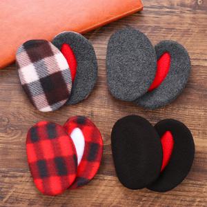 새로운 패션 1 쌍 성인 여성 남자 겨울 Earbags 밴드가 없는 귀마개 귀덮개, 따뜻한 플리스 귀마개
