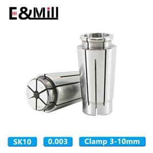 고정밀 0.003 콜릿, SK 척, CNC 선반 밀링 커터, 척 콜릿 도구 홀더, 1 ~ 10mm 1/8 홀 척 콜릿