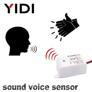 스마트 스트리트 홈 개선 음성 제어 조명 사운드 센서 감지기 스위치 액세서리 모듈 자동 자동 켜짐 꺼짐 220V LED