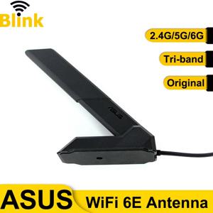 ASUS 오리지널 WiFi6e 안테나 2.4G 5G 6G 트라이 밴드 듀얼 RP-SMA Z690 M13H 마더 보드 AX200/201/210/211 무선 네트워크 카드
