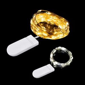 Led 요정 조명 배터리 운영 구리 와이어 문자열 조명 DIY 크리스마스 웨딩 파티 침실 장식 갈 랜드 조명