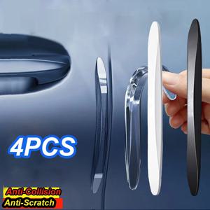 4pcs 보이지 않는 방수 자동차 도어 Anti-Collision 스크래치 스트립 백미러 스티커 가장자리 투명 핸들 보호대