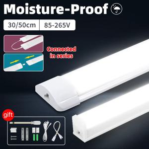 방습 Led 튜브 빛 50/30cm 주방 조명 20W 10W 6W 캐비닛 조명 주방 욕실 침실 튜브 고정 장치 220V 110V
