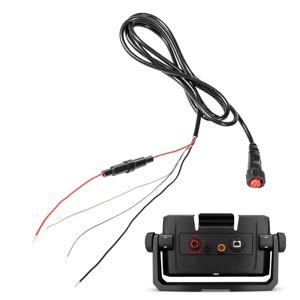 마린 파워/데이터 케이블(나사형 4핀) Garmin 트랜스듀서 echoMap Chirp/Plus/UHD, GPSMAP 및 Panoptix용 # 010-12445-00