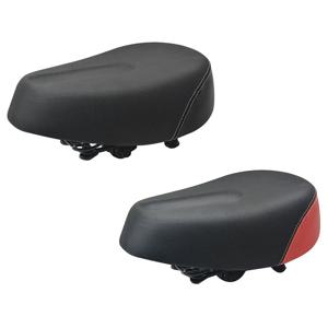 전기 자전거 새들 넓어진 4 용수철 MTB 자전거 안장, 부드러운 패드, 전기 자전거 삼륜차 스쿠터 시트, 사이클링 부품