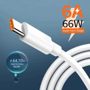 66W 6A USB 고속 충전 데이터 케이블 USB to Type-C 퀵차지 코드 충전 케이블 0.25/1/1.5/2M 삼성 화웨이 샤오미 폰용