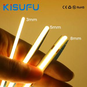 3mm 5mm 8mm PCB COB LED 테이프 라이트 DC 5V/12V 320LEDs/m 화이트 내추럴 웜 고밀도 유연한 테이프 룸 데코 선형 조명