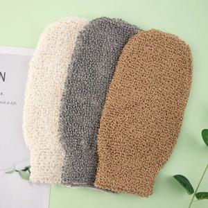 1/2/3pcs 필링 엑스 폴리 에이 팅 장갑 샤워 바디 브러시 손가락 목욕 타올 필링 미트 바디 스크럽 장갑 목욕 스파 폼 샤워