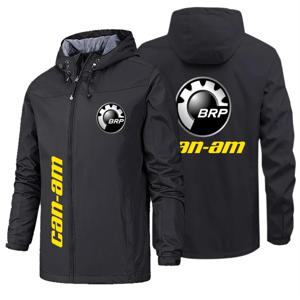 BRP Can am 로고 인쇄 된 남성용 전술 군사 재킷 야외 까마귀 지퍼 캐주얼 S-5XL 2024 봄, 가을 새 컬렉션