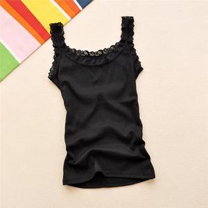 여름 여성 민소매 탱크 탑 Bodycon 기질 섹시한 레이스 패치 워크 Tshirt 조끼 탱크 탑 여성 조끼 탑 Camis